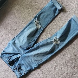 Levi's Distressed Wedgie Straight fit jeans